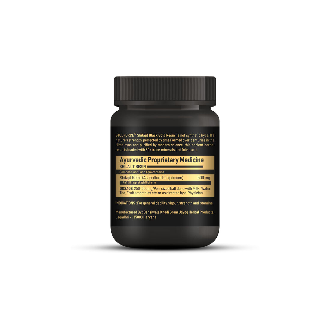 HIMALAYAN SHILAJIT BLACKGOLD RESIN