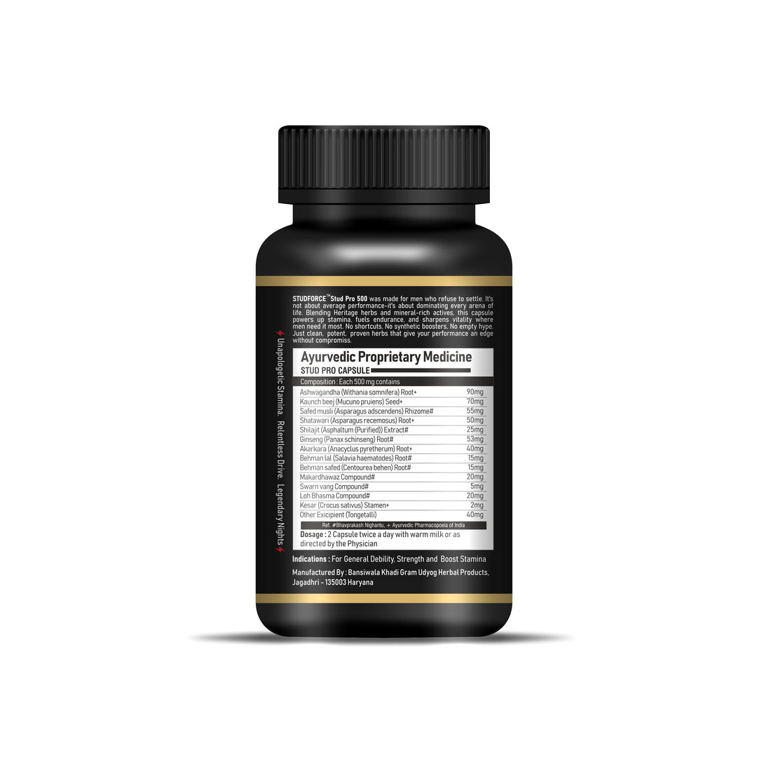 STUDPRO 500 CAPSULES