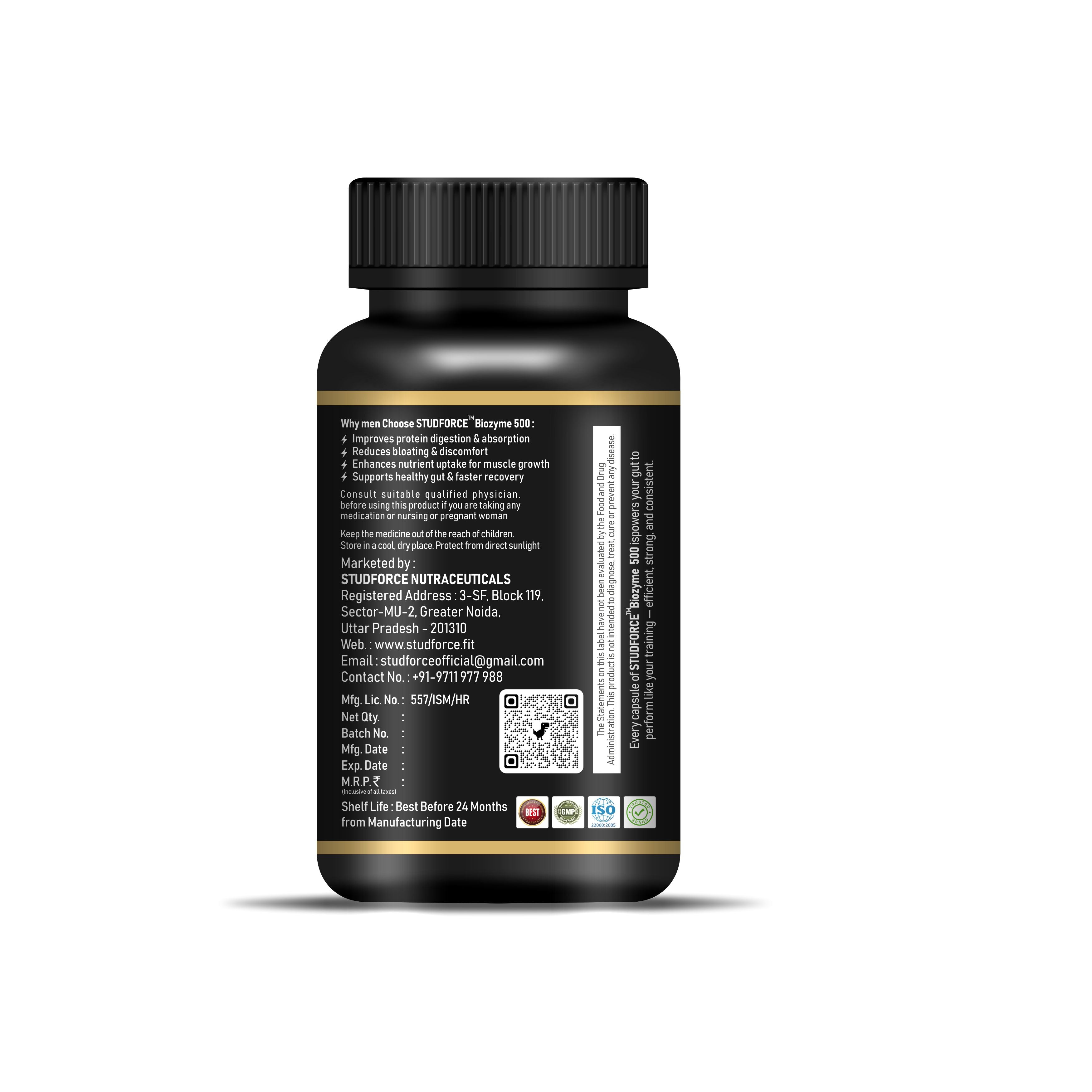 BIOZYME 500 CAPSULES (60 CAPS)