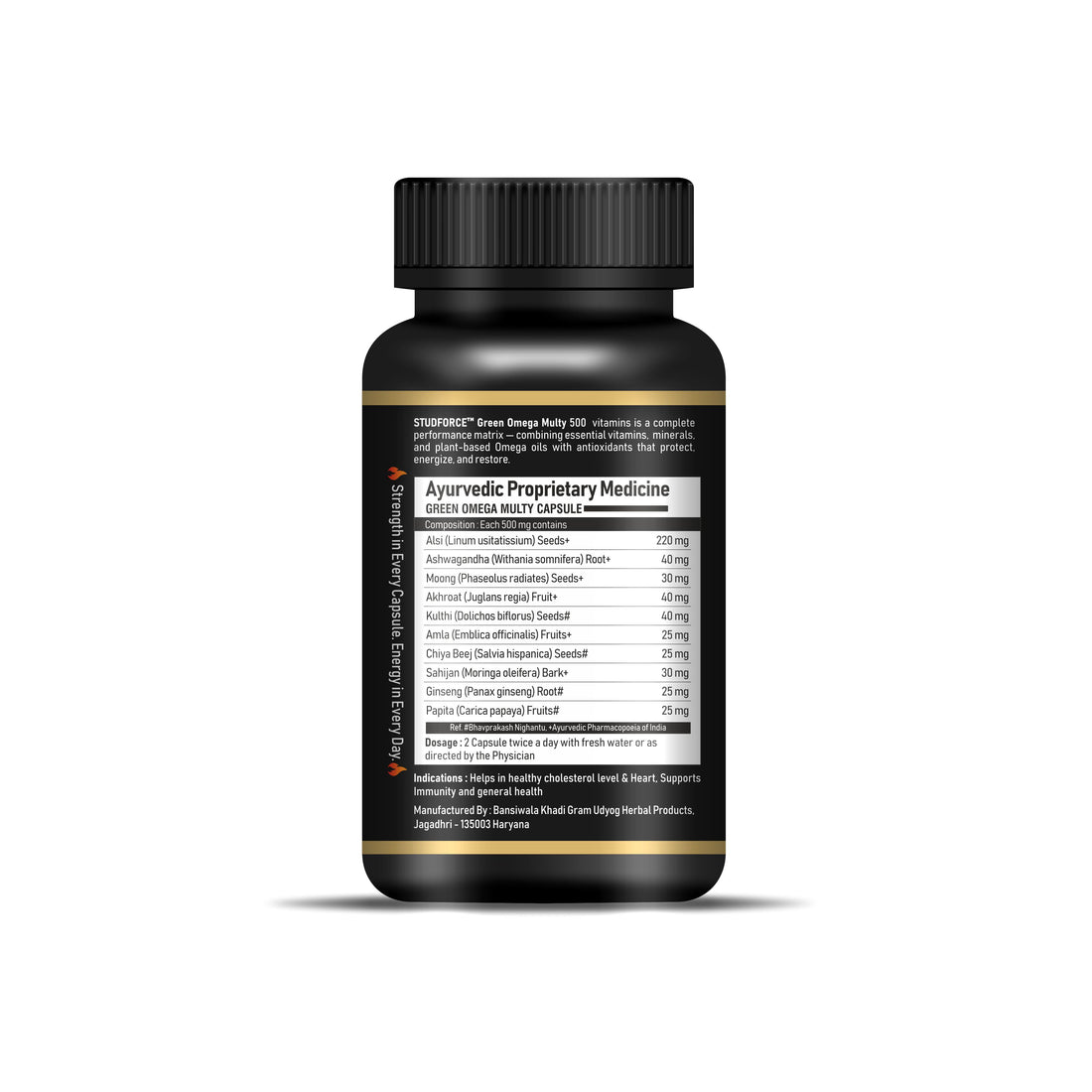 GREEN OMEGA MULTY 500 CAPSULES
